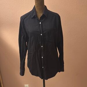 Classic Black Button Down Shirt
